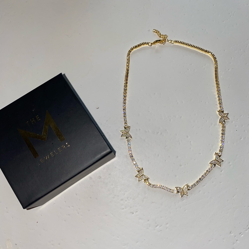 The M Jeweler’s butterfly choker